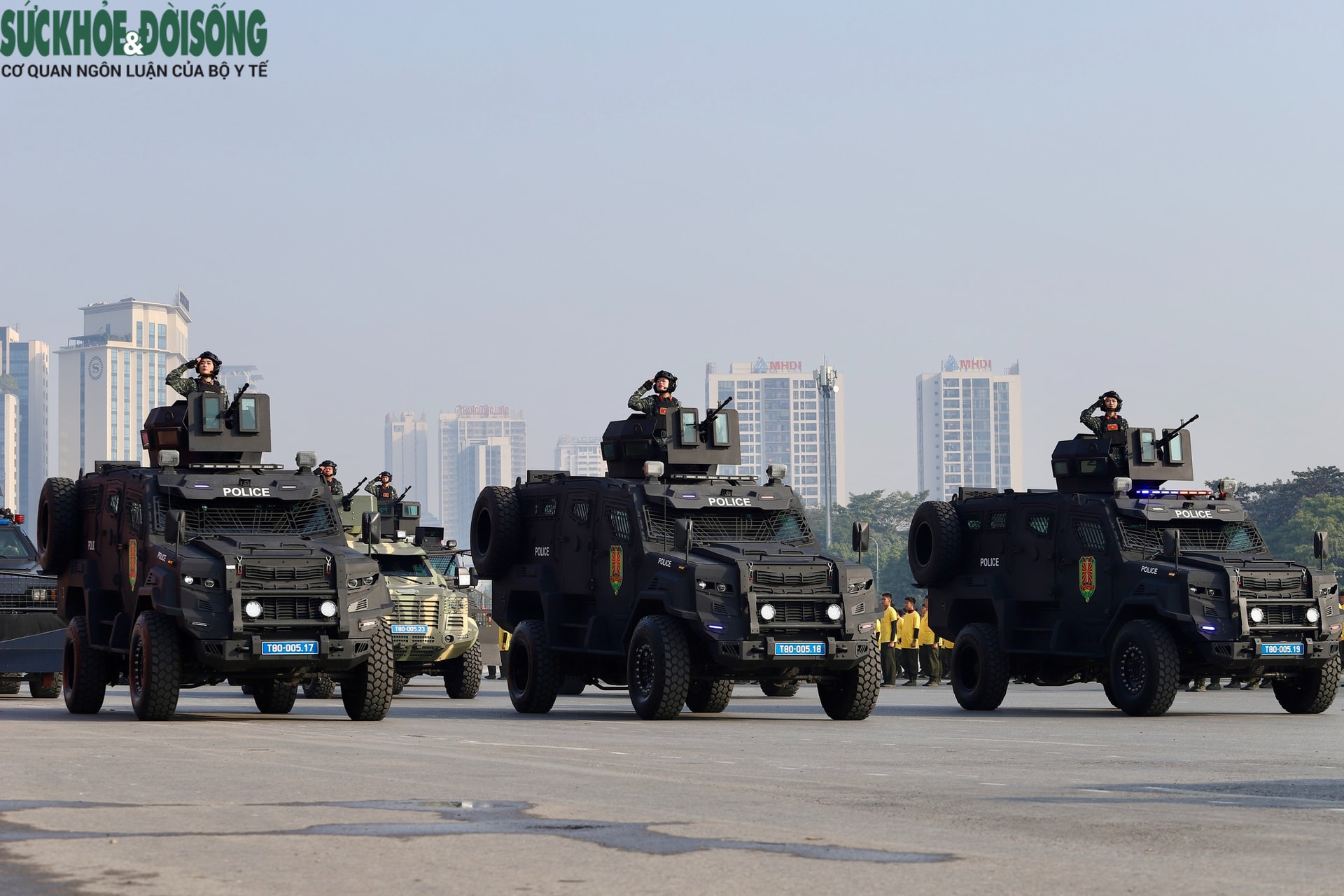 Những hình ảnh ấn tượng trong Lễ xuất quân, diễn tập bảo vệ Đại hội XIV- Ảnh 13.