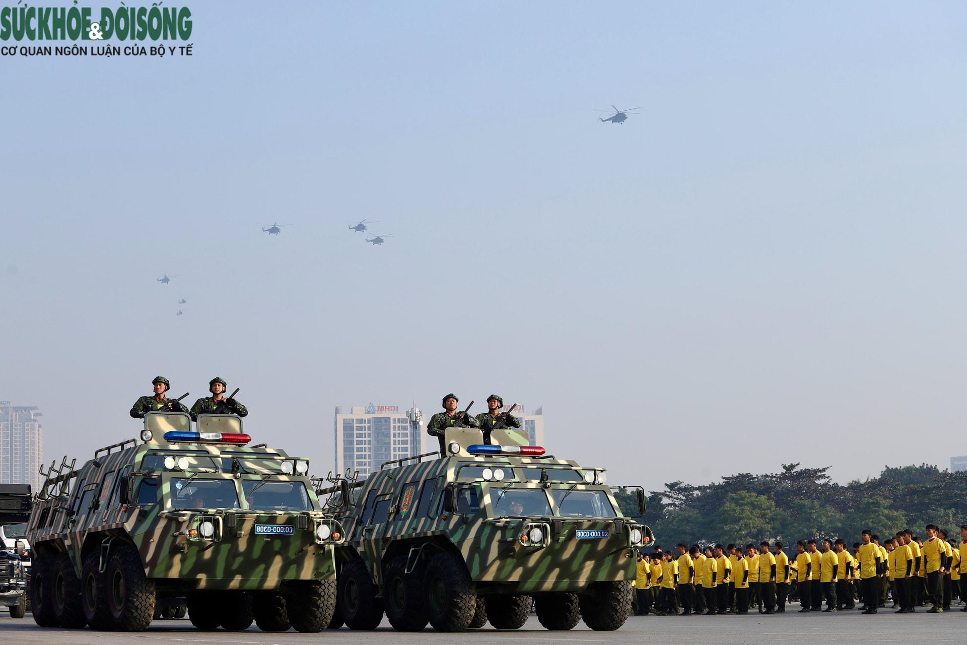 Những hình ảnh ấn tượng trong Lễ xuất quân, diễn tập bảo vệ Đại hội XIV- Ảnh 18.