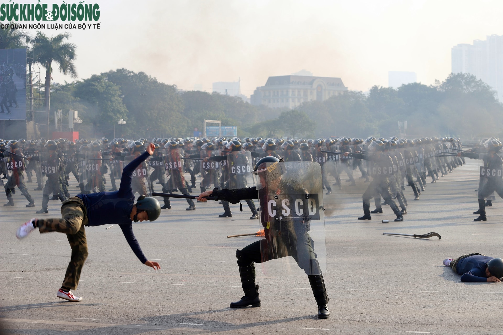 Những hình ảnh ấn tượng trong Lễ xuất quân, diễn tập bảo vệ Đại hội XIV- Ảnh 24.