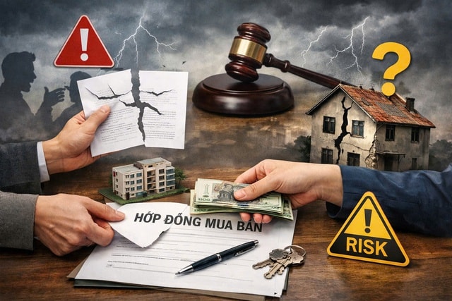 Mua nhà đất không sổ đỏ: Những rủi ro nào có thể xảy ra?- Ảnh 1.