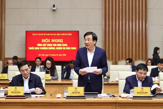 Đảng ủy Chính phủ tổng kết năm 2025, đề ra mục tiêu tăng trưởng 10% cho năm 2026- Ảnh 2. Đảng ủy Chính phủ tổng kết năm 2025, đề ra mục tiêu tăng trưởng 10% cho năm 2026- Ảnh 2.