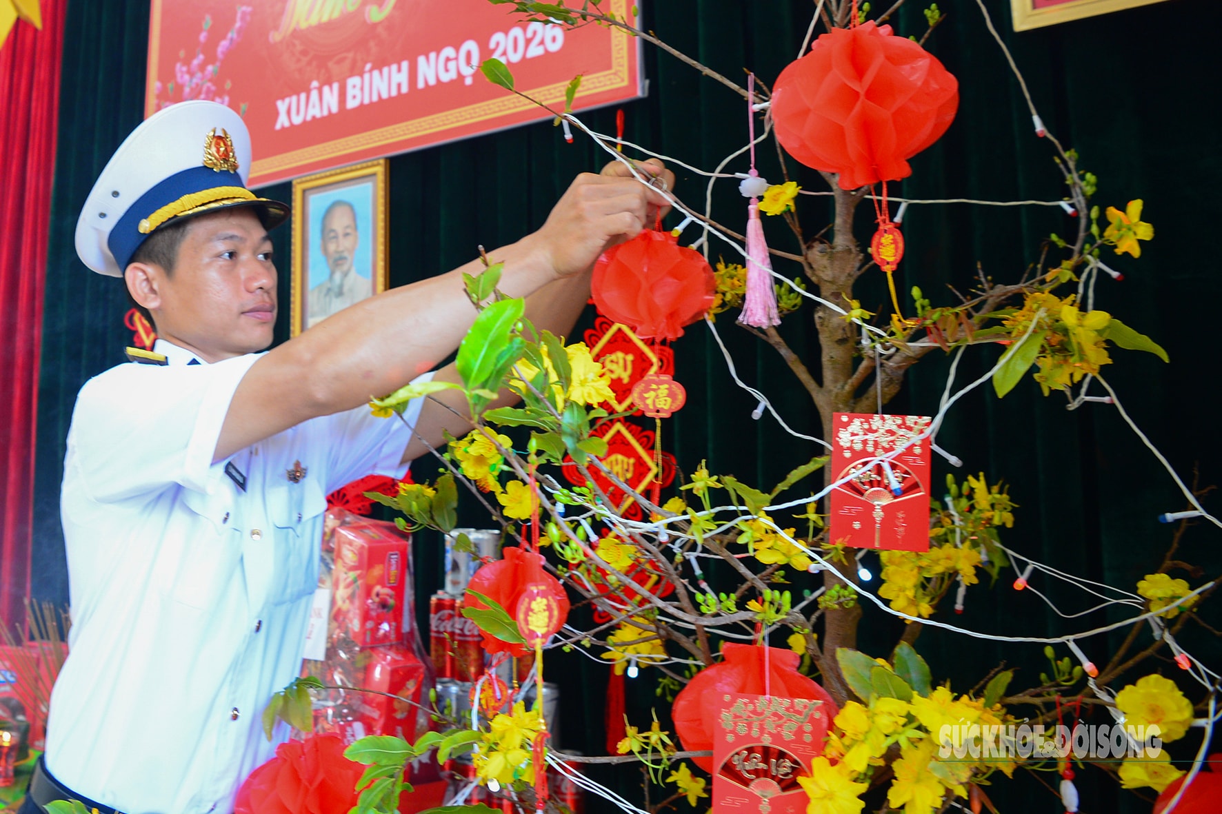 Ấm áp tình quân dân trên đảo Hòn Chuối- Ảnh 7.