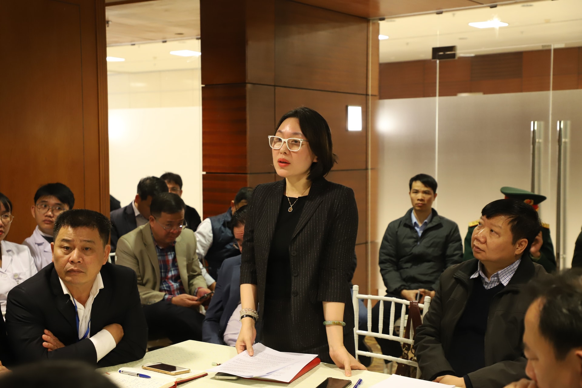 Diễn tập đảm bảo công tác y tế phục vụ Đại hội Đại biểu toàn quốc lần thứ XIV của Đảng- Ảnh 5.