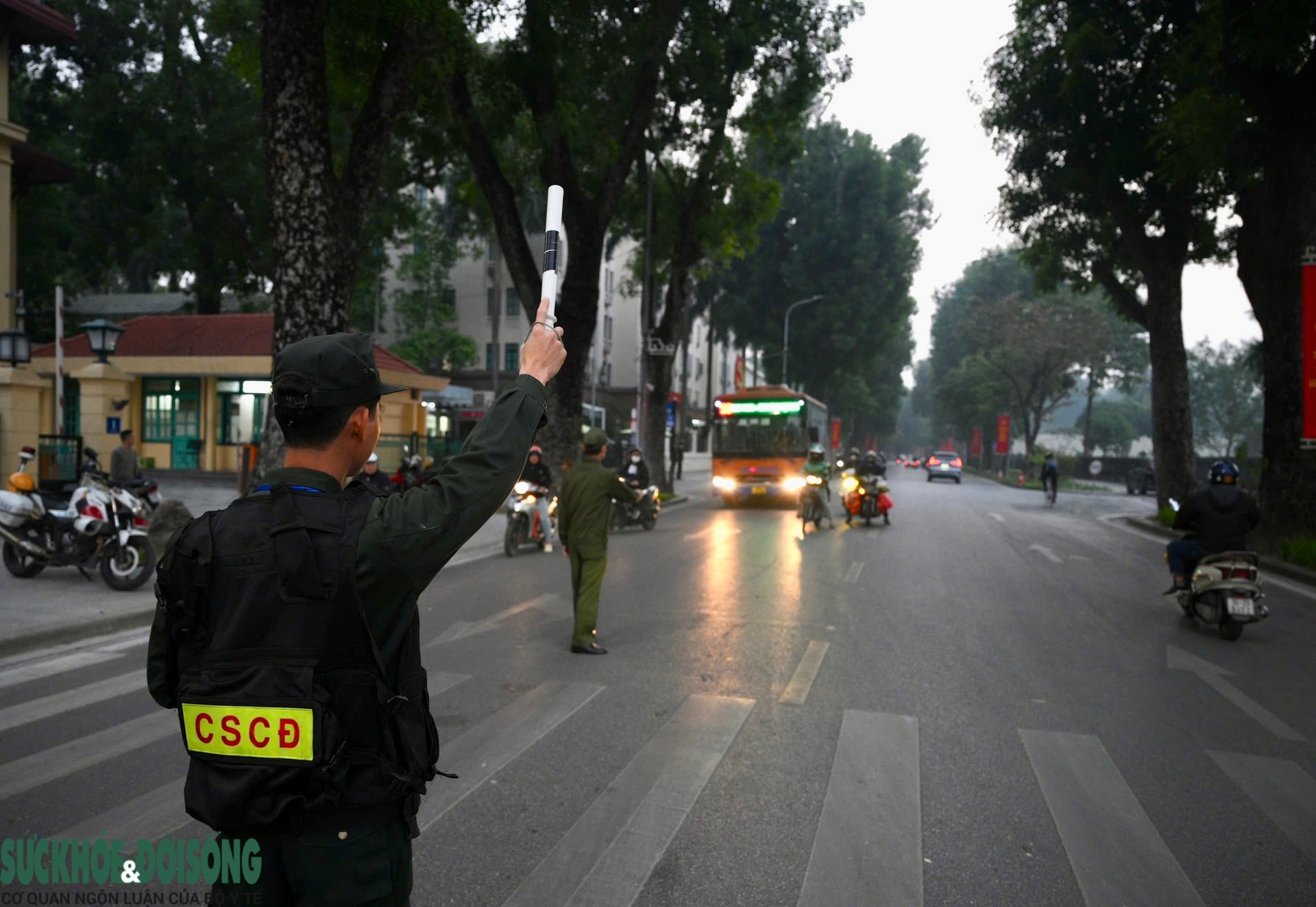 Cận cảnh diễn tập phương án dẫn đoàn, bảo vệ an ninh phục vụ Đại hội XIV- Ảnh 8.