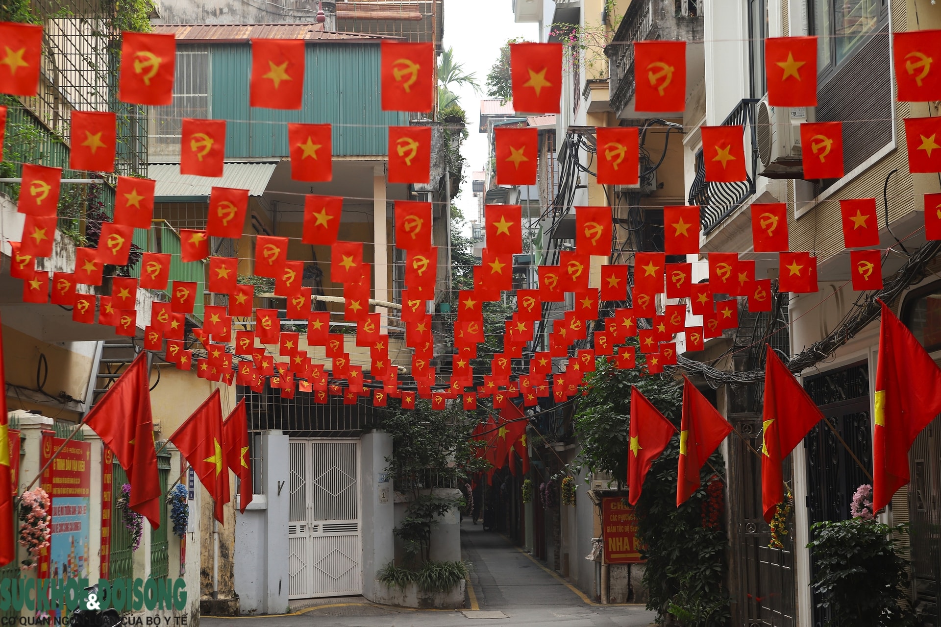 Hà Nội rực rỡ sắc cờ chào mừng Đại hội XIV của Đảng- Ảnh 13.