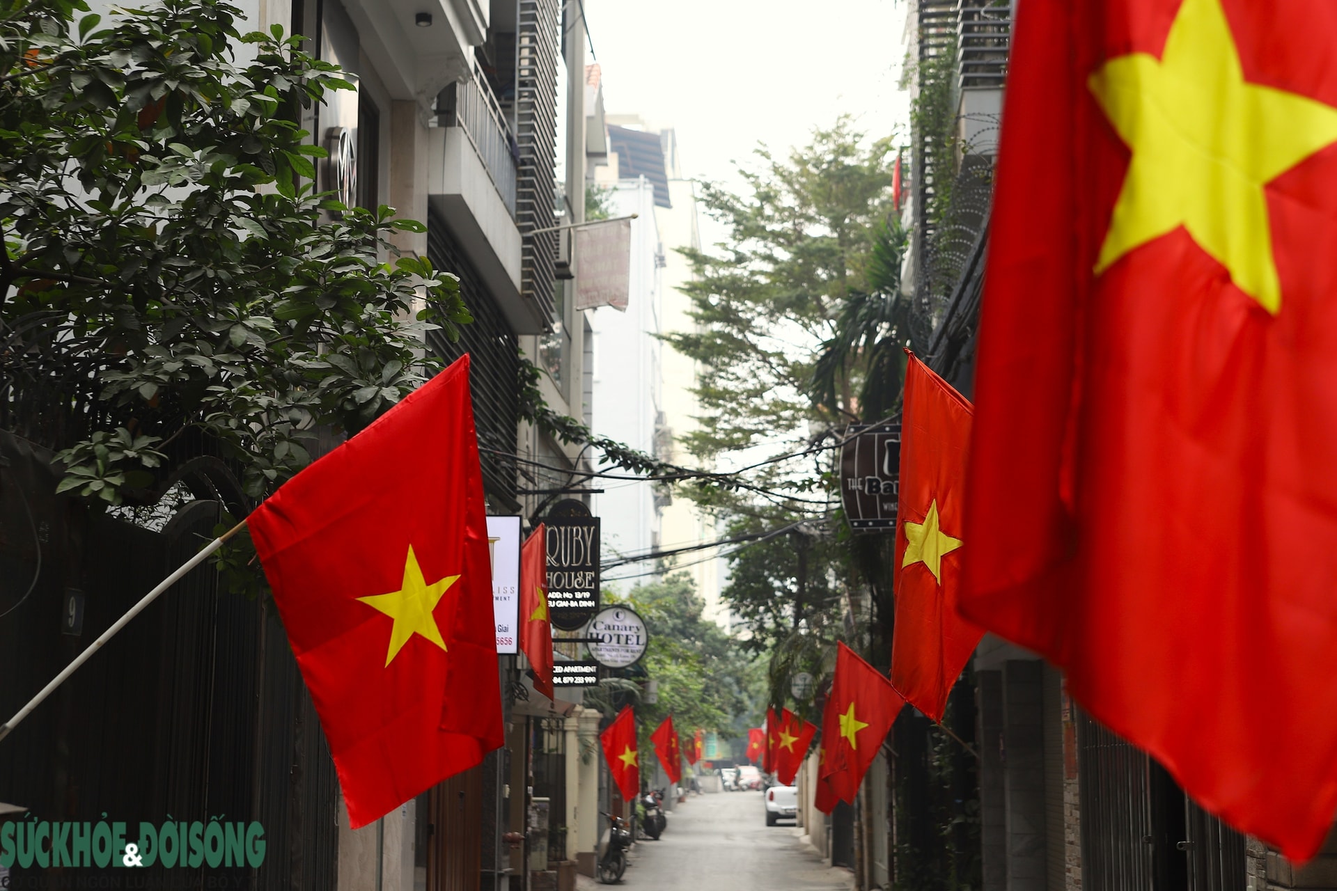 Hà Nội rực rỡ sắc cờ chào mừng Đại hội XIV của Đảng- Ảnh 14.