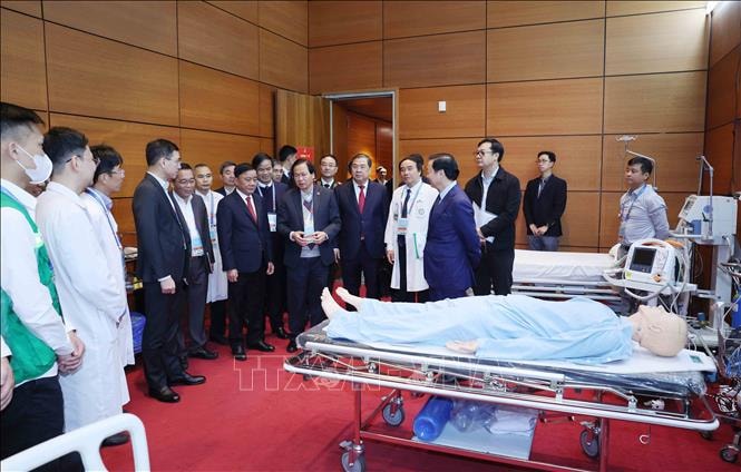 Thường trực Ban Bí thư Trần Cẩm Tú tổng duyệt công tác tổ chức phục vụ Đại hội XIV của Đảng- Ảnh 8.