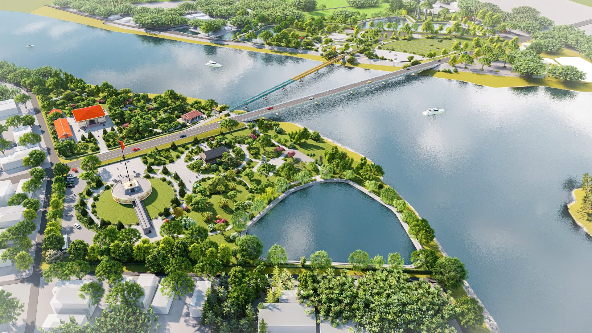 Dự án Công viên Thống nhất tại Khu di tích đôi bờ Hiền Lương - Bến Hải hiện ra sao?- Ảnh 8.