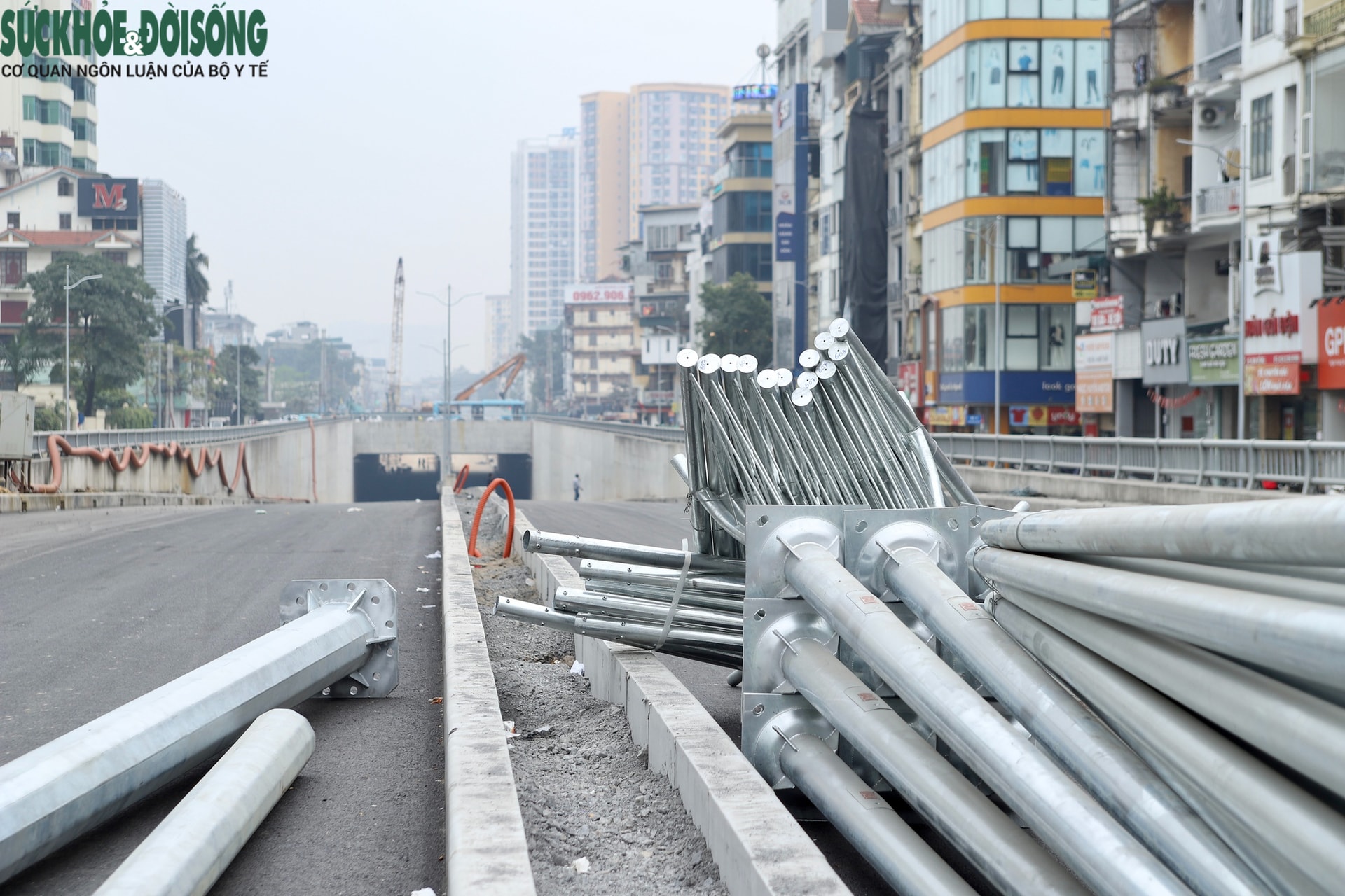 Cận cảnh hầm chui Kim Đồng những ngày nước rút chuẩn bị thông xe kỹ thuật- Ảnh 11.