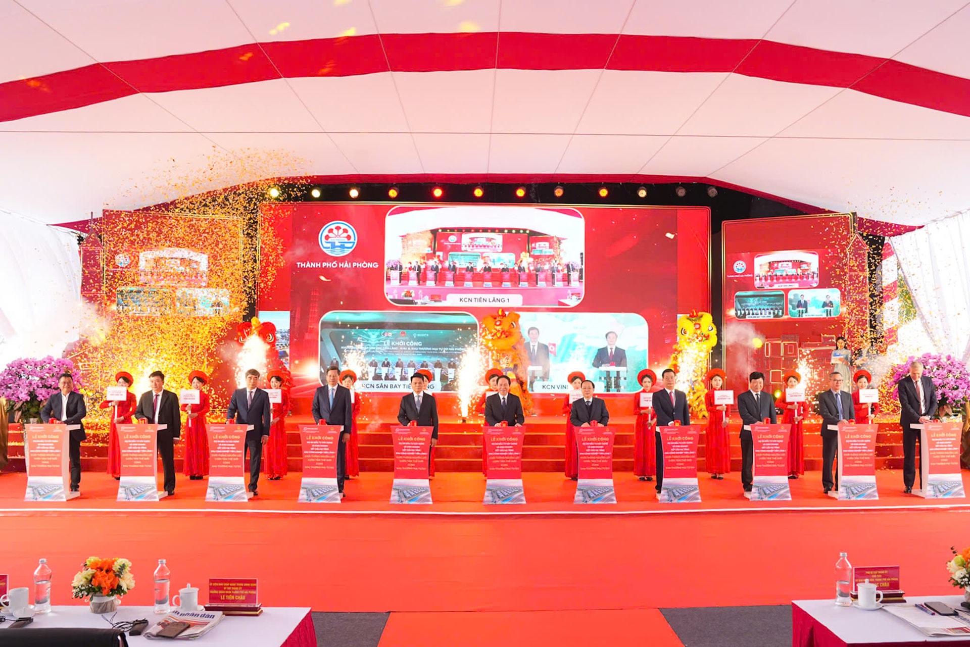 Hải Phòng khởi công 3 dự án chào mừng Đại hội đại biểu toàn quốc XIV của Đảng- Ảnh 1.