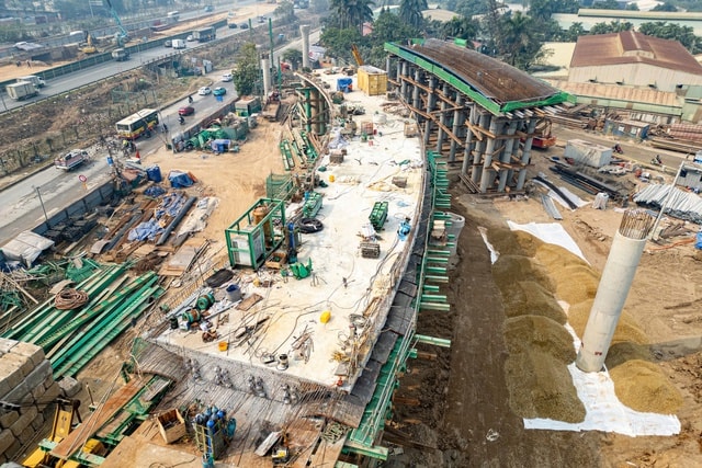 Toàn cảnh 'siêu nút giao' hơn 2.300 tỷ đồng nối Vành đai 3,5 với Đại lộ Thăng Long- Ảnh 11.