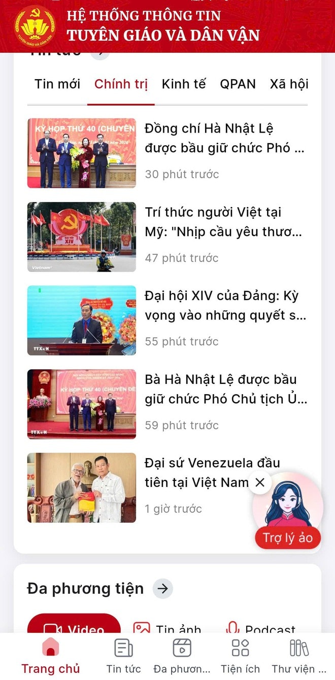 Ra mắt ứng dụng ngành Tuyên giáo và Dân vận – App TGDV- Ảnh 2.