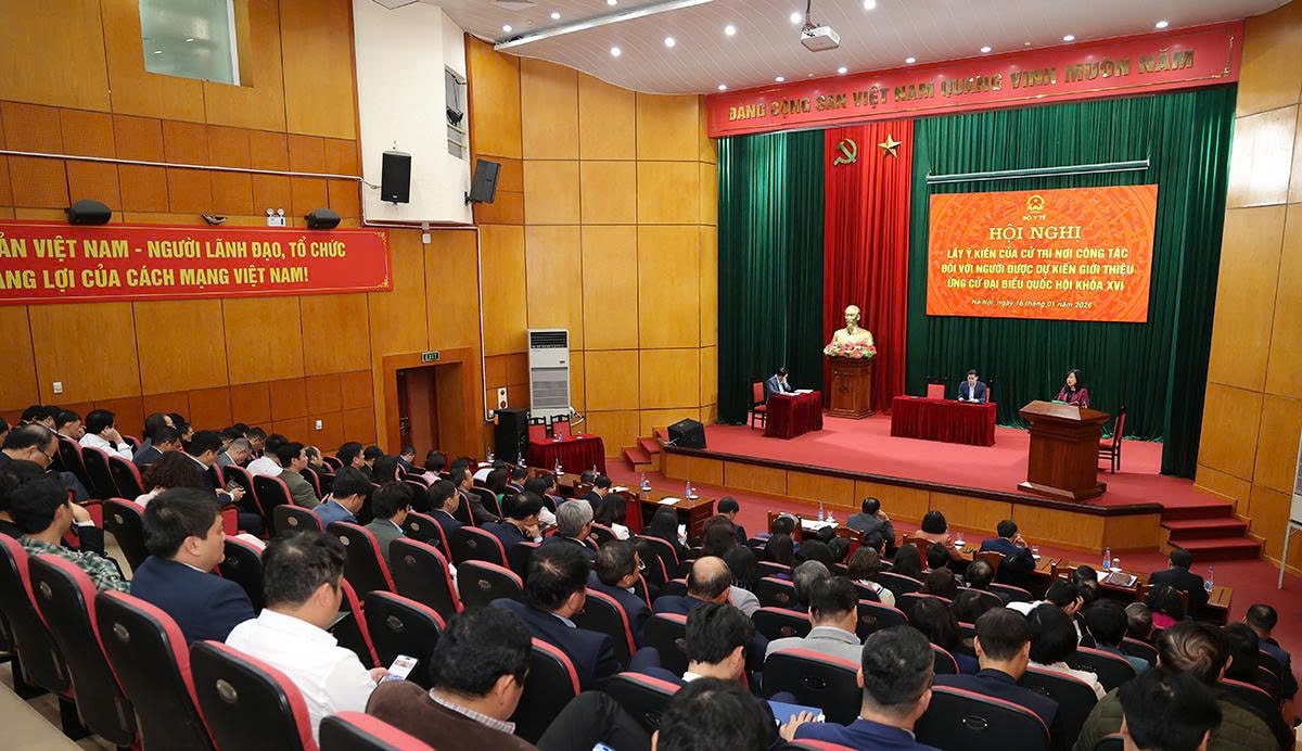 100% cử tri Bộ Y tế nhất trí giới thiệu Bộ trưởng Đào Hồng Lan ứng cử Đại biểu Quốc hội khoá XVI- Ảnh 2.