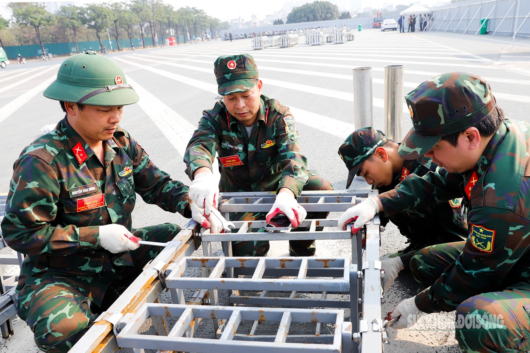 Mỹ Đình trước giờ 