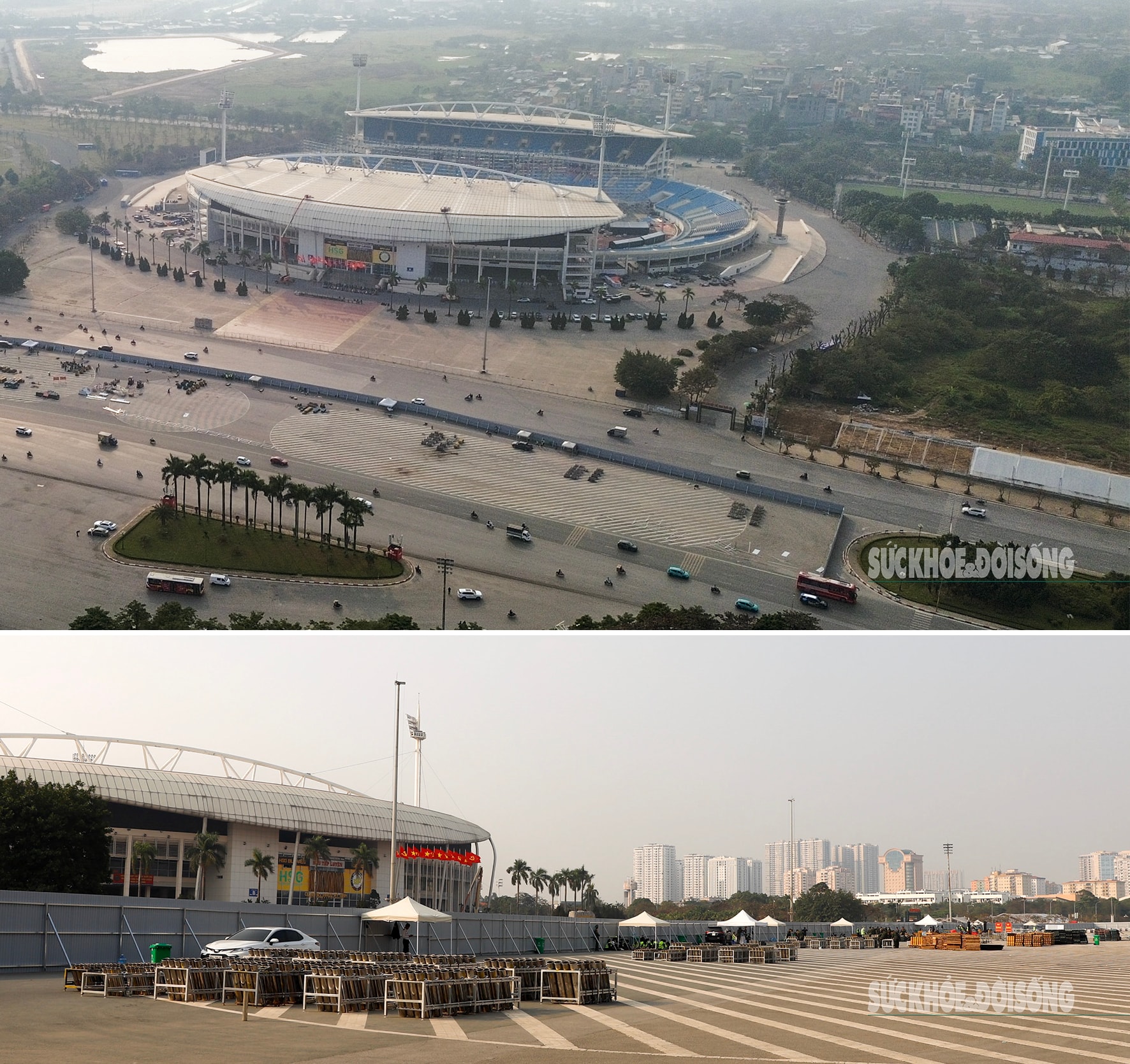 Mỹ Đình trước giờ 