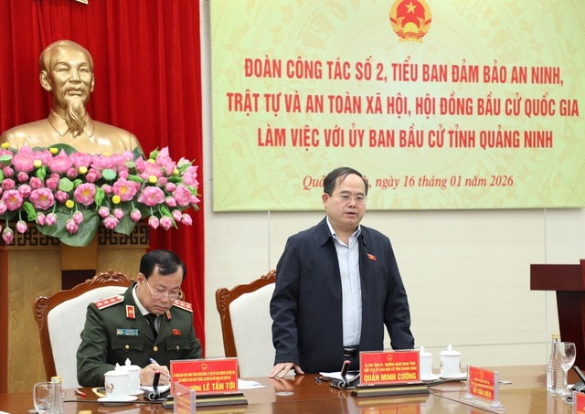 Thượng tướng Lê Tấn Tới: Không để bị động, bất ngờ trong bảo đảm an ninh bầu cử tại Quảng Ninh- Ảnh 2. Thượng tướng Lê Tấn Tới: Không để bị động, bất ngờ trong bảo đảm an ninh bầu cử tại Quảng Ninh- Ảnh 2.