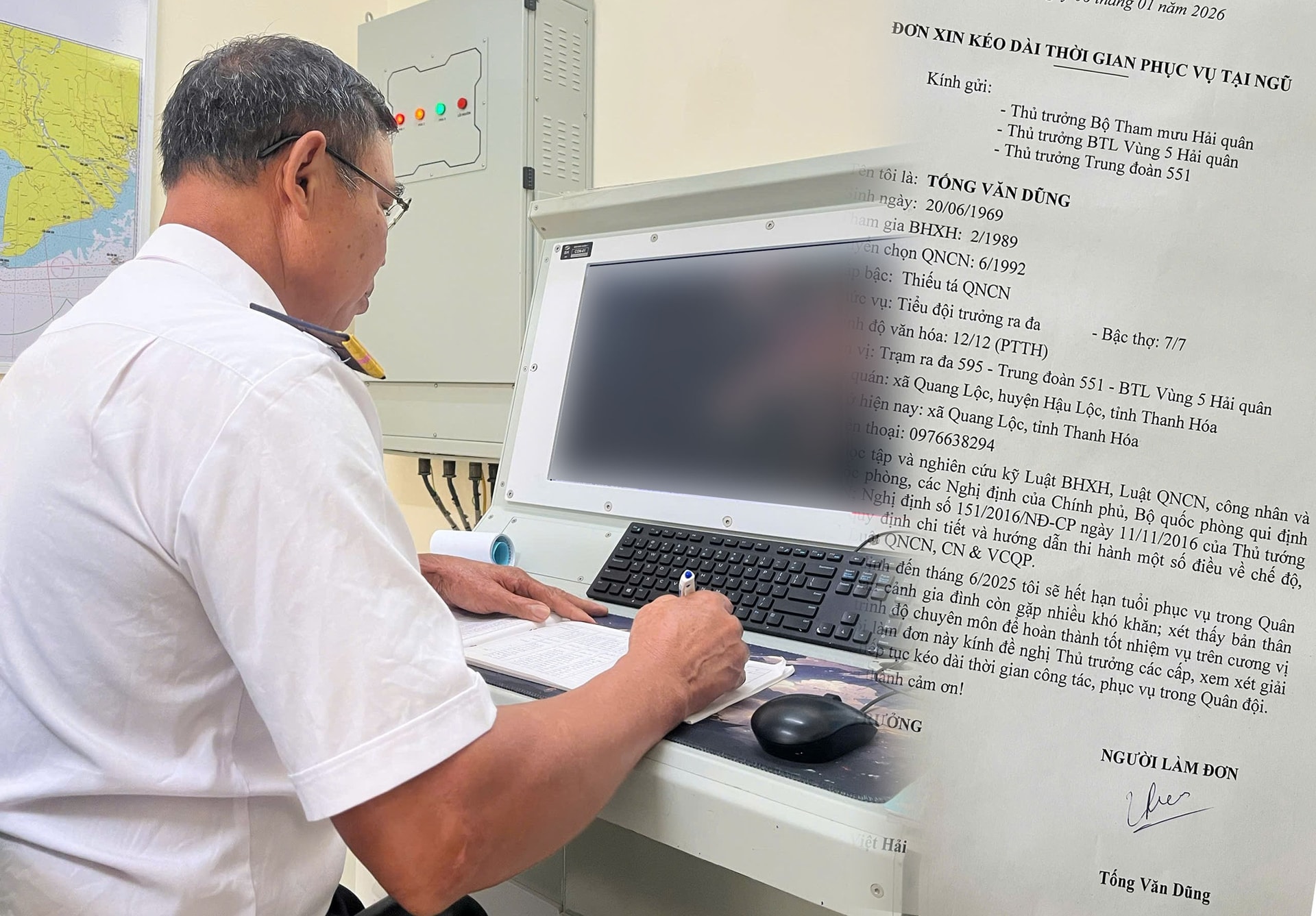 Bốn thập kỷ kiên cường bám đảo, người lính viết đơn xin ở lại- Ảnh 2.