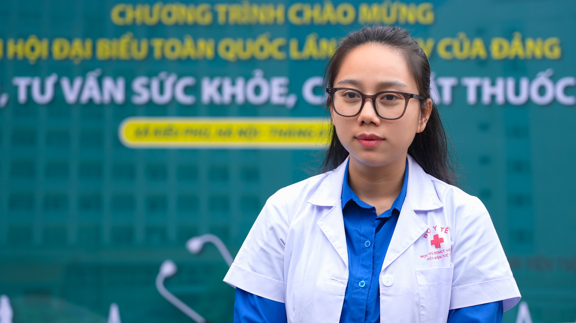 Đây là Huỳnh Thị Hồng Nhung - Bí thư đoàn Thanh niên Học viện 