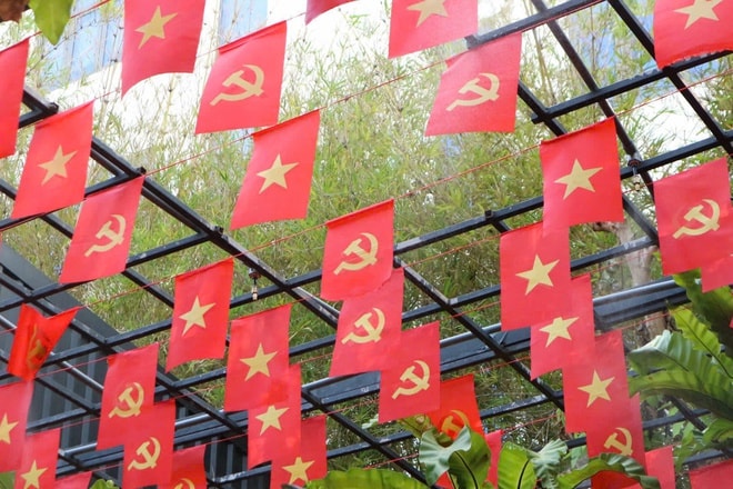 TPHCM rực rỡ sắc cờ hoa hướng về Đại hội XIV của Đảng- Ảnh 8.