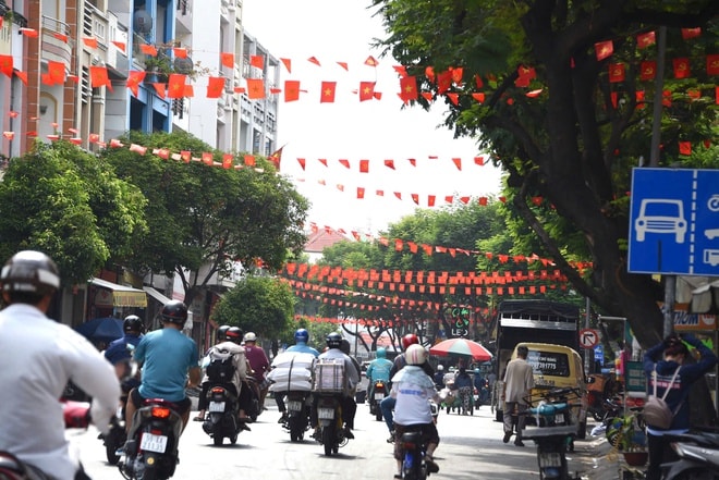 TPHCM rực rỡ sắc cờ hoa hướng về Đại hội XIV của Đảng- Ảnh 7.