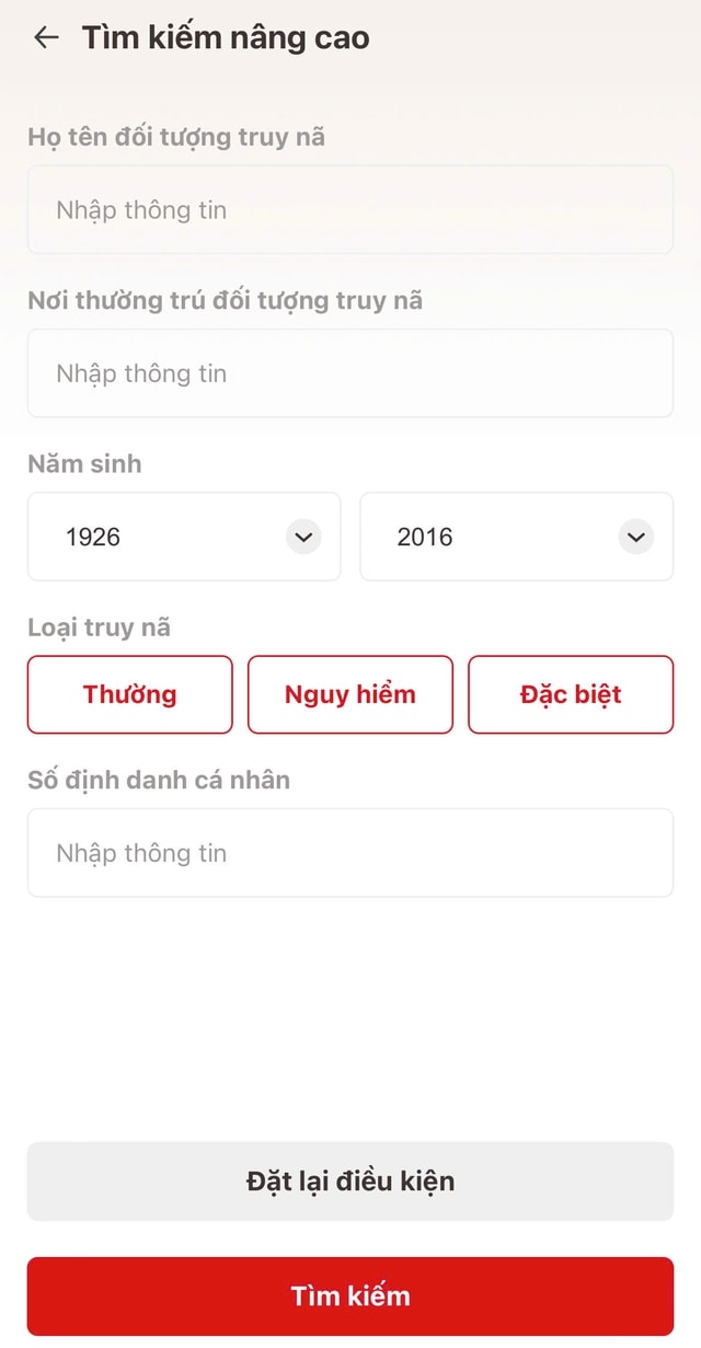 Người dân có thể tra cứu thông tin truy nã như thế nào trên VNeID?- Ảnh 4.
