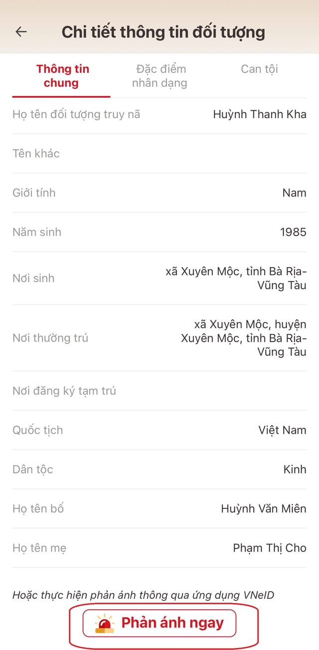 Người dân có thể tra cứu thông tin truy nã như thế nào trên VNeID?- Ảnh 5.