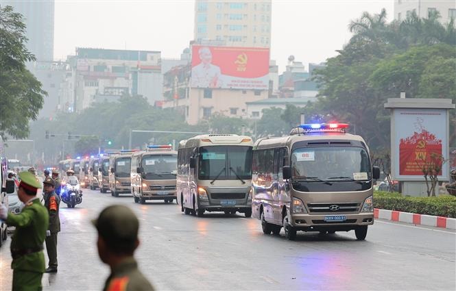 Đại biểu đến dự khai mạc Đại hội XIV của Đảng- Ảnh 14.