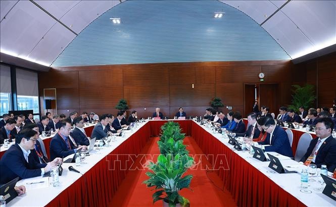 Đại biểu thảo luận các văn kiện Đại hội XIV của Đảng- Ảnh 8.