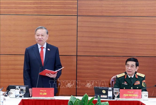 Đại biểu thảo luận các văn kiện Đại hội XIV của Đảng- Ảnh 1.