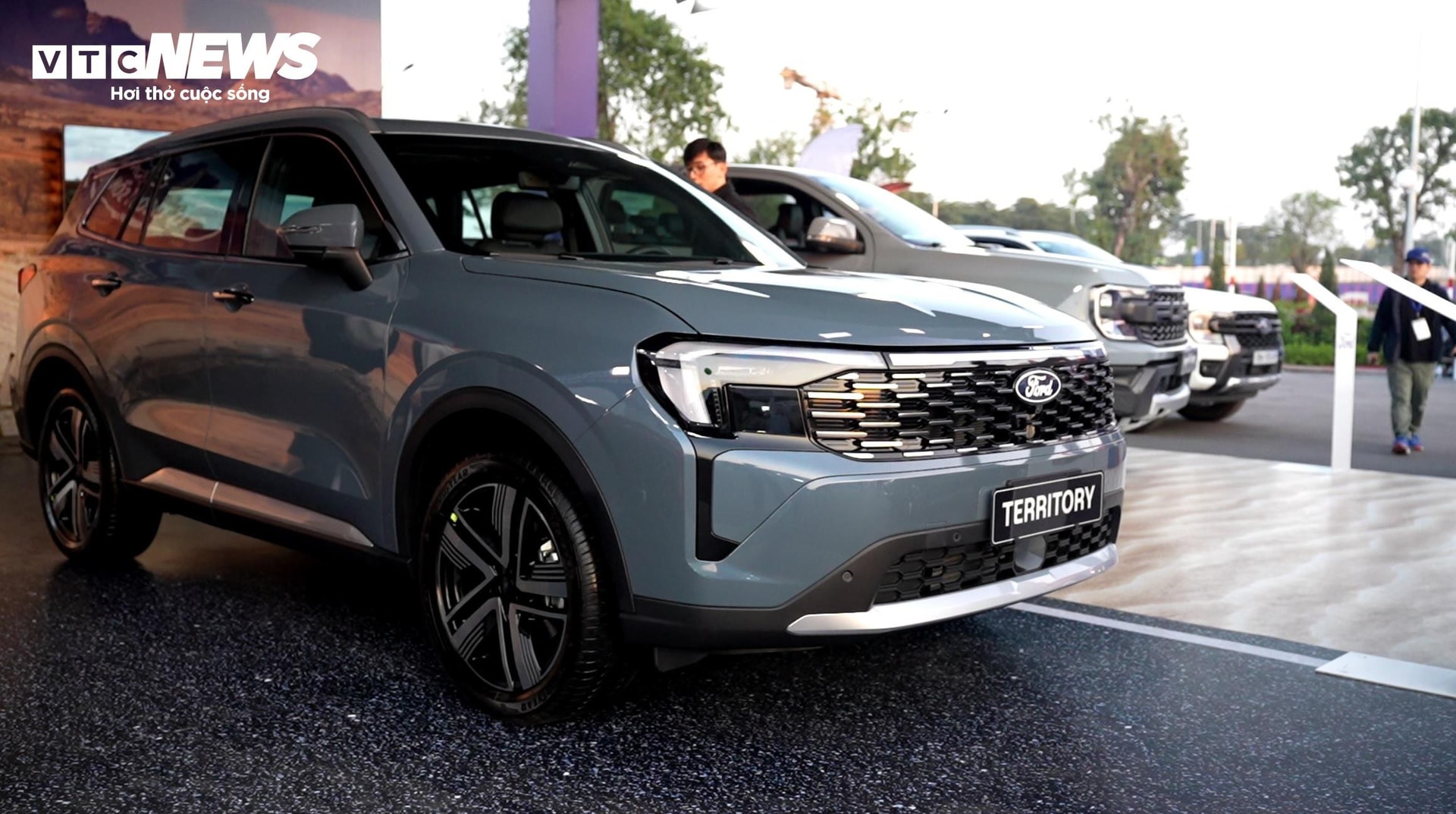 Ford Territory đạt 12.786 xe, tăng 57% so với năm trước, đứng thứ hai phân khúc. (Ảnh: Hùng Cường)