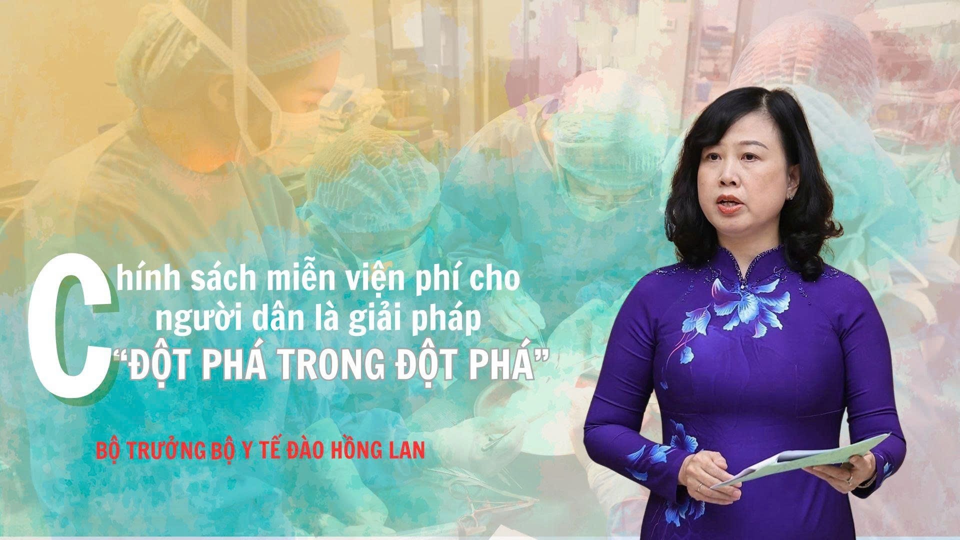 Chính sách miễn viện phí cho người dân là giải pháp 'đột phá trong đột phá'- Ảnh 1. Chính sách miễn viện phí cho người dân là giải pháp 'đột phá trong đột phá'- Ảnh 1.