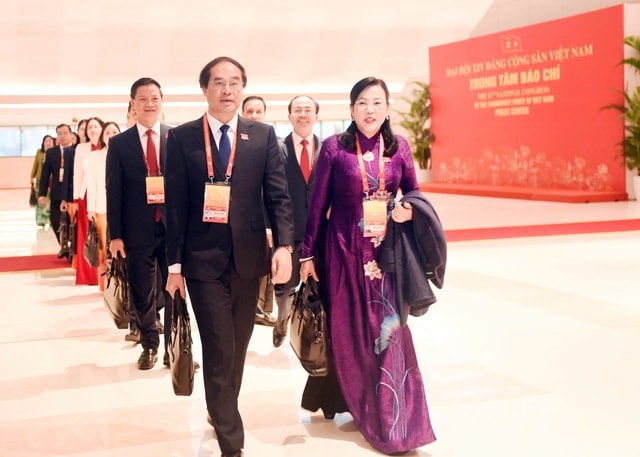 Hình ảnh đại biểu dự Đại hội XIV của Đảng trong ngày làm việc thứ ba- Ảnh 5.