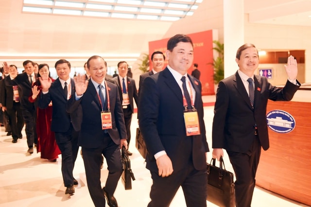 Hình ảnh đại biểu dự Đại hội XIV của Đảng trong ngày làm việc thứ ba- Ảnh 6.