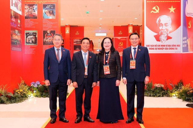 Hình ảnh đại biểu dự Đại hội XIV của Đảng trong ngày làm việc thứ ba- Ảnh 8.