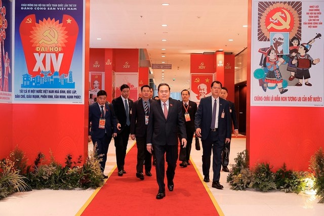 Hình ảnh đại biểu dự Đại hội XIV của Đảng trong ngày làm việc thứ ba- Ảnh 2.