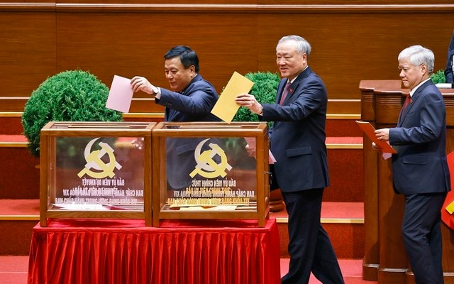 Hình ảnh bầu Ban Chấp hành Trung ương Đảng khóa XIV- Ảnh 7.