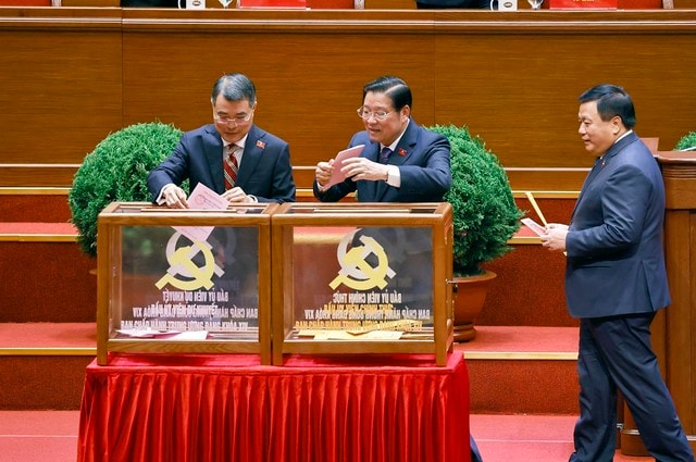 Hình ảnh bầu Ban Chấp hành Trung ương Đảng khóa XIV- Ảnh 11.