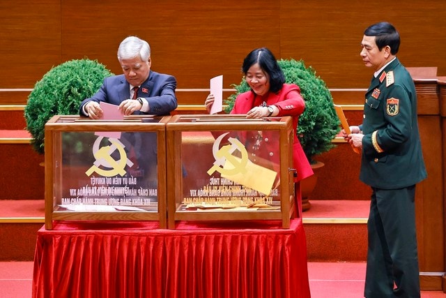 Hình ảnh bầu Ban Chấp hành Trung ương Đảng khóa XIV- Ảnh 8.