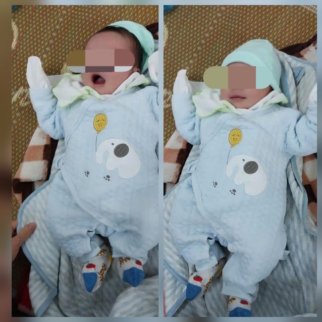 Xót xa bé gái 2 tháng tuổi bị bỏ rơi giữa thời tiết giá lạnh- Ảnh 1.