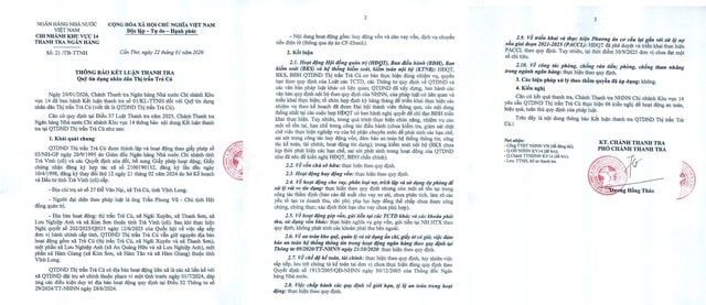 Kết luận thanh tra QTDND Trà Cú- Ảnh 2.