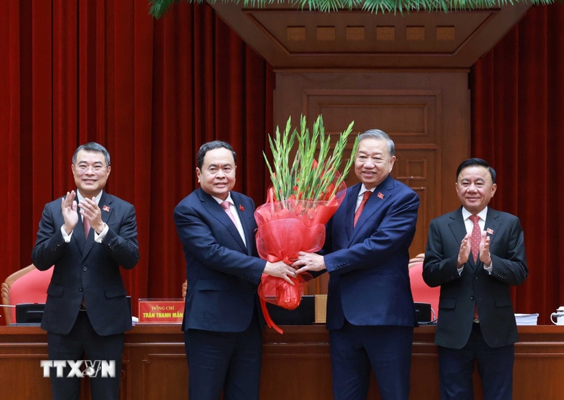 Điện, thư chúc mừng Tổng Bí thư BCH TW Đảng Cộng sản Việt Nam khóa XIV Tô Lâm- Ảnh 1.