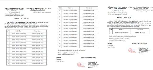 Qmedic tự thu hồi 25 số công bố thiết bị y tế- Ảnh 2.
