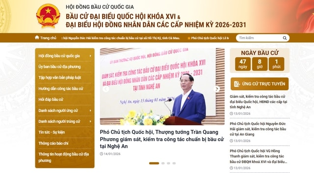 Hướng dẫn kê khai hồ sơ ứng cử ĐBQH khóa XVI, đại biểu HĐND trực tuyến- Ảnh 1.
