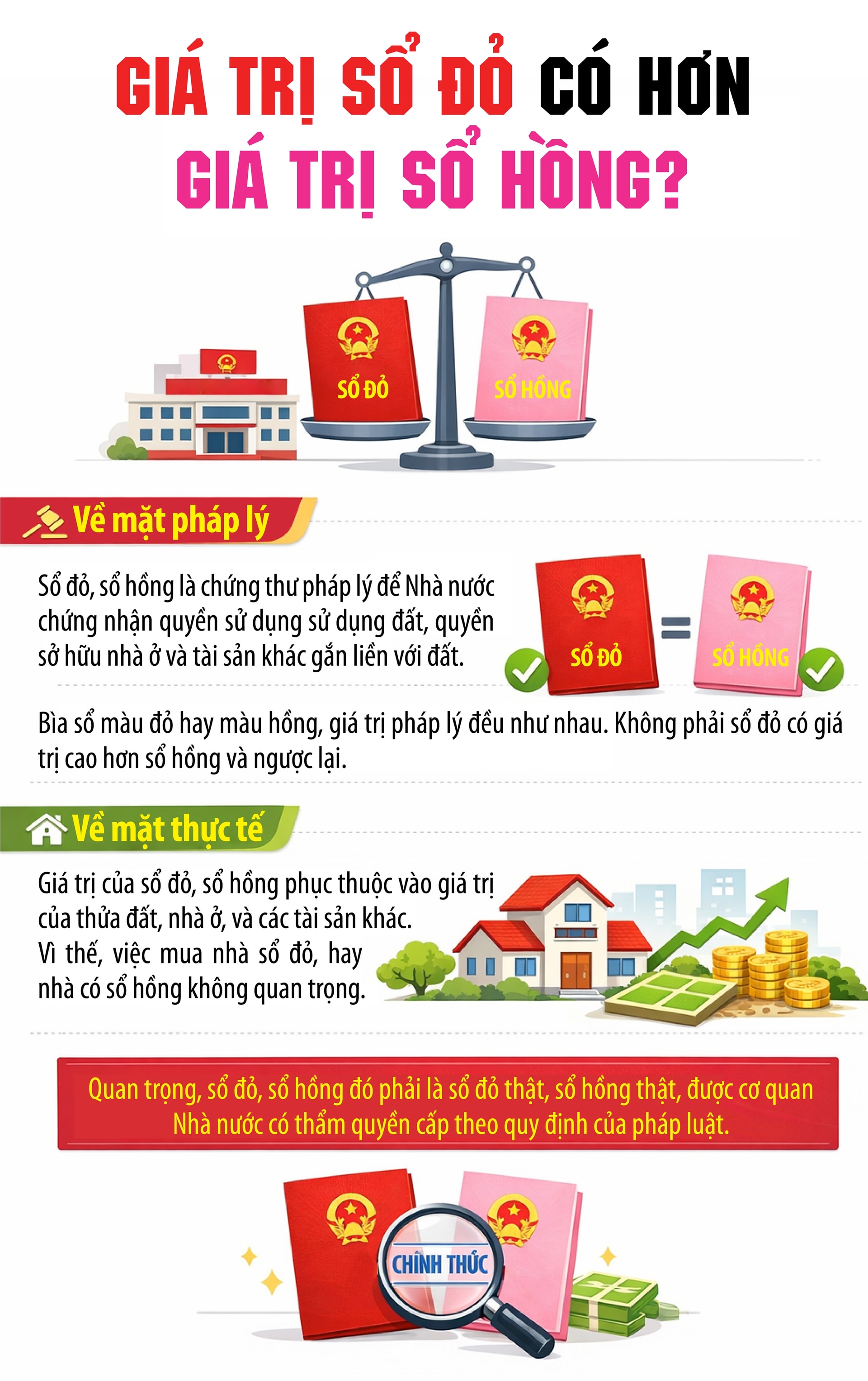 Điểm giống và khác nhau giữa sổ đỏ và sổ hồng- Ảnh 1. Điểm giống và khác nhau giữa sổ đỏ và sổ hồng- Ảnh 1.