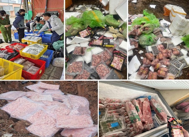 Thu giữ hơn 1 tấn thực phẩm không rõ nguồn gốc chuẩn bị tuồn ra thị trường- Ảnh 2. Thu giữ hơn 1 tấn thực phẩm không rõ nguồn gốc chuẩn bị tuồn ra thị trường- Ảnh 2.