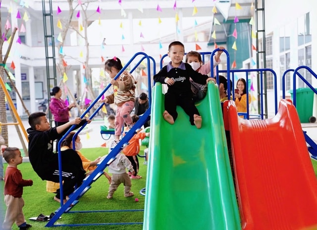 Bệnh viện Phổi Nghệ An hoàn thiện sân chơi cho bệnh nhi- Ảnh 5.