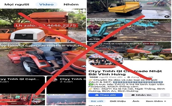 Triệt phá đường dây lừa bán máy nông nghiệp trên mạng, hàng trăm nạn nhân sập bẫy- Ảnh 1. Triệt phá đường dây lừa bán máy nông nghiệp trên mạng, hàng trăm nạn nhân sập bẫy- Ảnh 1.