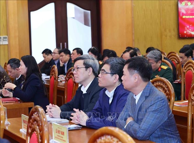 Hội nghị Báo cáo viên Trung ương toàn quốc thông báo nhanh kết quả Đại hội XIV của Đảng- Ảnh 2.