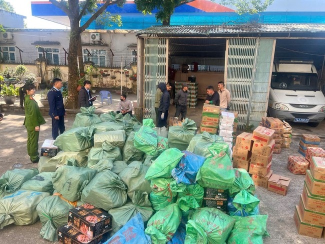 Quảng Ninh phát hiện gần 4 tấn thực phẩm không nguồn gốc trước Tết Nguyên đán 2026- Ảnh 1.