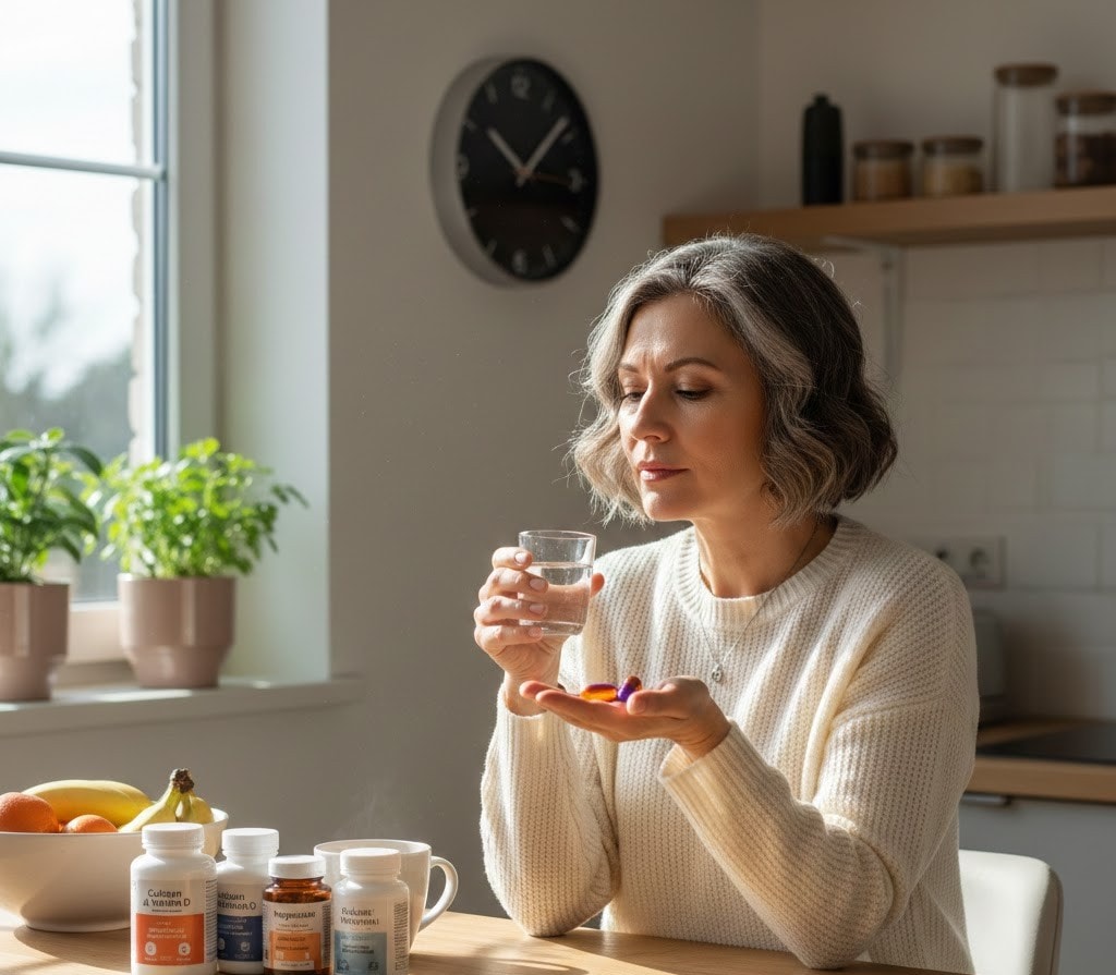 Những loại vitamin hỗ trợ giảm triệu chứng tiền mãn kinh- Ảnh 2.